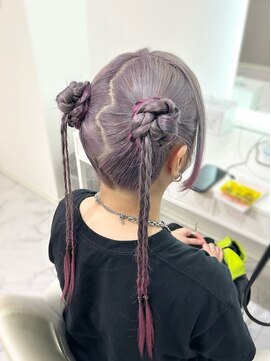ヘアーメイクサロンアール(hair make salon R) ツインのお団子