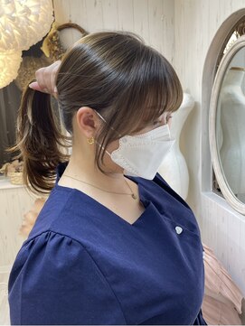 ラ ブランシュ 大宮(La Blanche) 大宮/ワインレッド/マロンベージュ/ウルフ/レイヤー/韓国ヘア