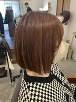 エフフォーユアヘアー 北方店(F for your hair) ミニボブ　10レベルオレンジベージュ