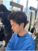 メンズ/ツイストパーマ/ビジネスショート