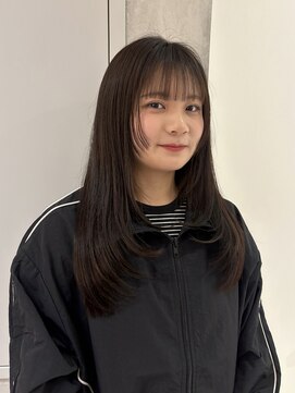 ヨーク(YOKE) 【YOKE】姫レイヤーワイドバング顔周りレイヤーレイヤーロング