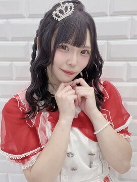 リルミー ミュエナ 大須 矢場町(Lilme myuena) 特別な日の編みたらし×王道アイドル前髪*まゆ