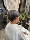 白髪ぼかしシルバーカラーハイライト