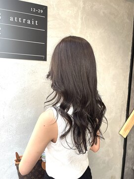 アトレ 南堀江店(attrait) ナチュラル透け感カラー×レイヤー