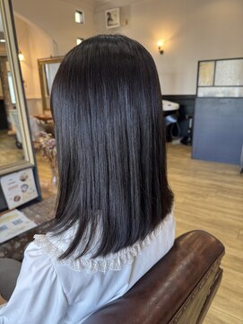 2席のみの美容室 アナイス(Anaiss) ミディアムヘア/デザインカラー/フェイスフレーミング/蟹江