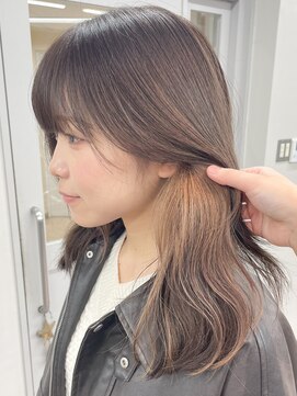 ヴェルダ 池袋店(verda) 1ブリーチ/インナーカラー/ミルクティー【shion】