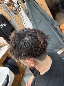 MEN’S HAIR/波巻ツイストスパイラル/フェザーパーマ/船橋
