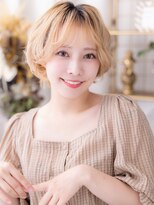 カバーヘア ブリス 志木南口駅前店(COVER HAIR bliss)&nbsp;韓国風ハイトーンカラー小顔プードルパーマc7志木10代20代30代