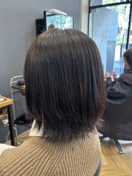 アルター(aL ter) 【レイヤーカット】着物ヘア/大人ガーリー/ダークアッシュ/中島