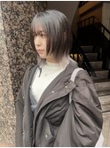 インナーカラーホワイトシルバーベージュハイトーンダブルカラー