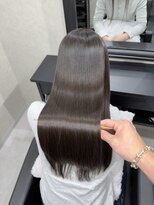 ローヴ 梅田(L'aube)&nbsp;髪質改善 スーパーロング ワンレングス レイヤー 韓国風巻き