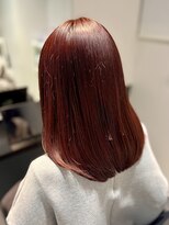 イオ 渋谷(io)&nbsp;レッドカラー/ブリーチなし/暖色カラー/艶カラー/高発色カラー
