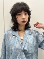 ノラギンザユー(NORA GINZA/U)&nbsp;ウルフパーマレイヤーパーマミディアムパーマニュアンスパーマ