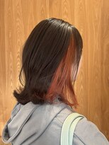 トリート 市川店(TREAT)&nbsp;オレンジのインナーが映える外ハネボブ