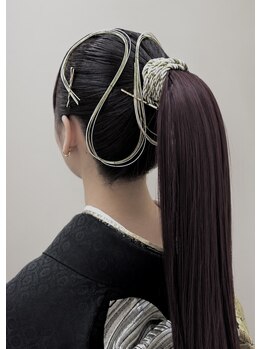 ロア(LORE)の写真/ヘアデザインとの調和で魅せる◇◆大切な日の喜びを彩る美しく心地よいトータル和装スタイリング