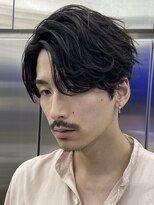 フィフス 大分(fifth)&nbsp;大分ニュアンスパーマフェザーパーマメンズカットセンターパート