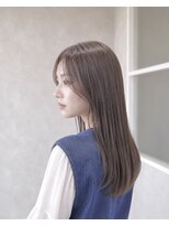ジールサロン つくば本店 ブリーチ無しアッシュカラー/10代20代30
