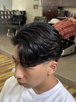 スウェル 千葉店(Swell)&nbsp;かきあげニュアンスパーマテーパーフェード