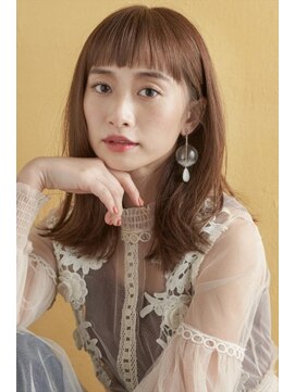 ミンクス 原宿店(MINX) 外ハネミディ×抜け感ショートバング