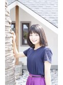 キュートフェミニンなミディアム