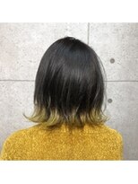 ヘアサロン ドットプラス 町田店(dot. plus)&nbsp;裾カラー × Yellow