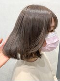 ツヤ髪柔らかストレートボブ大人可愛いナチュラル20代30代