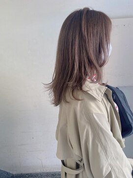 キャンバス バイ ネオリーブ 横浜西口(Canvas by neo.) ロングレイヤー 顔周りレイヤー ベージュ 【sk】