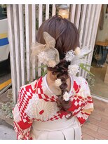 シエル(hair terrace Ciel)&nbsp;袴ヘア☆編みおろし