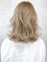 アルバム 渋谷パルコ(ALBUM)&nbsp;ブロンドベージュ_チェリーブラウンフェミニンロング_ba332151