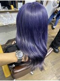#ラベンダーシルバー　#寒色ラベンダー　#ブリーチ1回