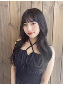 グレージュミルクティーベージュカラー韓国レイヤーカット桑名