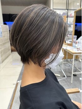 プログレス フレスポ富沢店(PROGRESS)の写真/白髪染めをオシャレに明るく☆大人女性の為の白髪を活かした白髪ぼかしハイライト、バレイヤージュが人気♪