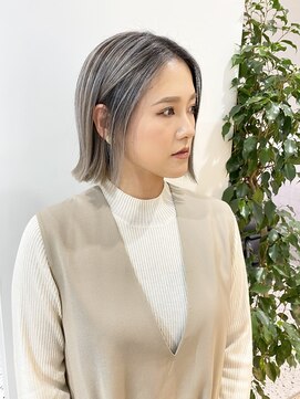 アオ(AO) 【AYAMI】バレイヤージュ×ボブ♪