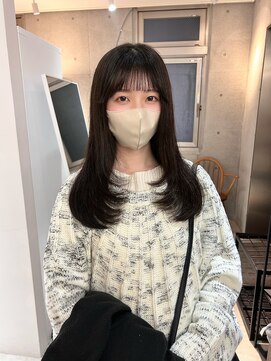 サンド 池袋(sand) 韓国風ヘア/レイヤーカット/ベージュカラー/顔周りカット