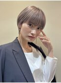 シアーカラーとショートカット