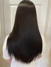 【エイジング毛にも◎髪質改善】酸性ストレート＋カット＋トリートメント