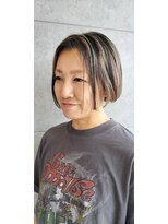 パウダーヘアー ルミニティ(powder hair luminity)&nbsp;ハイライトボブスタイル