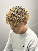 ハイトーン波巻きスパイラルパーマ
