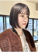 ショートボブ/ミニボブ/ぱつっとボブ/髪質改善