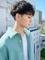 ハル 円山(HARU)&nbsp;メンズ × うざバング × ニュアンスパーマ