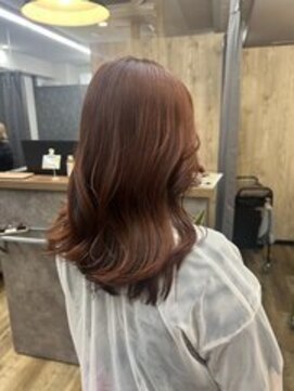 テーラヘアー 東川口店(TELAHAIR) 『ブリーチなしオレンジカラー』