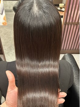 ルポ(H REPOS)の写真/ダメージ/湿気/うねり等のお悩みを解消！真っすぐになり過ぎず≪柔らかく・ナチュラル≫なストレートに☆