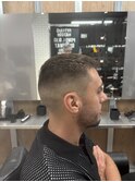スパイキーショートフェザーパーマベリーショートメンズ