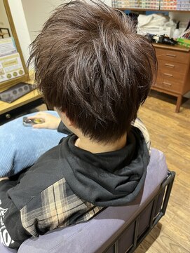 フレイムスヘアーアンドリラックス 西川口店 ブリーチなしシルバーアッシュ