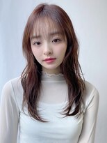 エトラ 渋谷店(etora) 小顔 前髪 レイヤーカット くびれヘア ハイライトカラー"