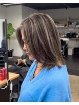 エガオ 藤沢店(EGAO)&nbsp;20代30代40代ミディアムレイヤーハイライトシャドウルーツ藤沢