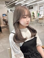 モリオフロムロンドン 大宮店(morio from London)&nbsp;【坪井】ケアブリーチ ×ミルクティーグレージュ