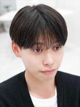 ナムジュ 大阪梅田(Namju)の写真/【梅田各線駅近】朝楽!手軽にできるシースルーマッシュに合わせた柔らかく自然なナチュラルストレート◇