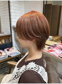 ショート×オレンジ