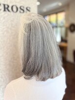 クロス(CROSS)&nbsp;グレイヘア/60代70代/ミセスヘア